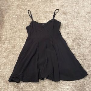 Black skater dress